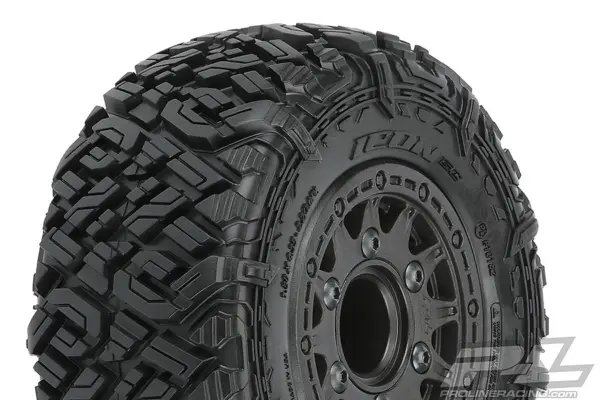 Proline Icon Sc 2.2/3.0" M2 Tyres on Raid 6x30 Black Wheel