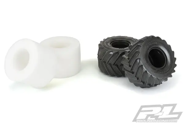 Proline Demolisher 2.6"/3.5" All Terrain Tyres for Losi LMT