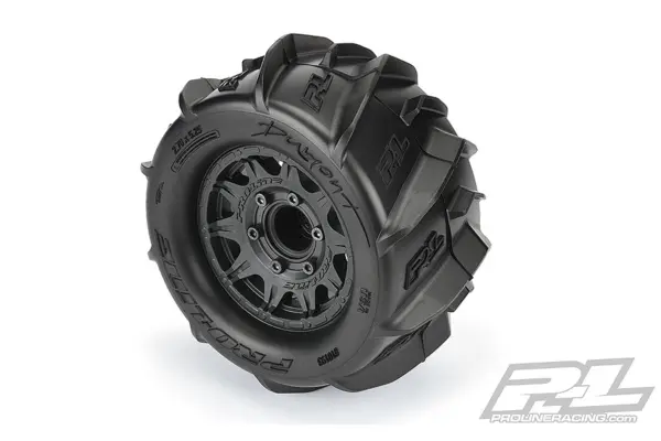 Proline Dumont 2.8" Sand Tyres Raid BLK 6x30 R/Hex 12mm Wheel