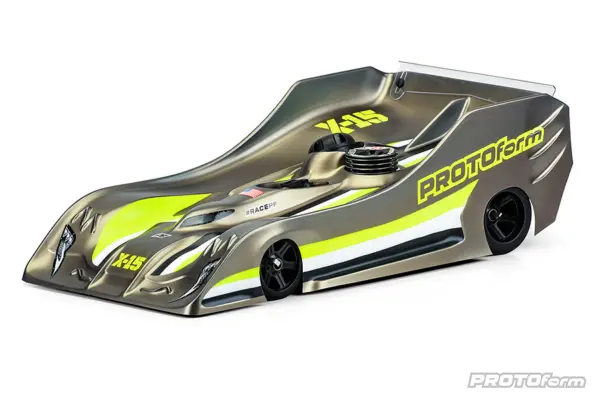 Protoform X15 Body for 1/8th on Road - Pro-Lite Weight