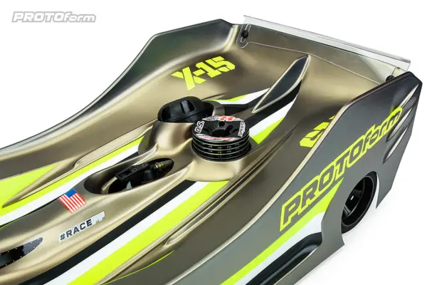 Protoform X15 Body for 1/8th on Road - Pro-Lite Weight