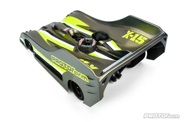 Protoform X15 Body for 1/8th on Road - Pro-Lite Weight