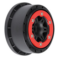 Pro-Line 'Split Six' Sc Red/ Black Slash Rr/Slash 4x4