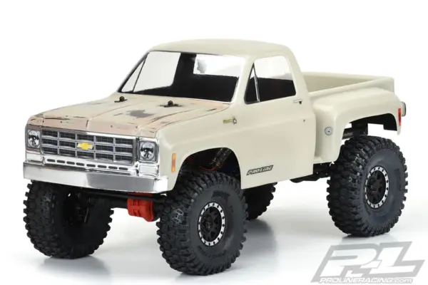 Proline 1978 Chevy K-10 Clear Body Cab&bed Crawler 313mm Wb – view 2