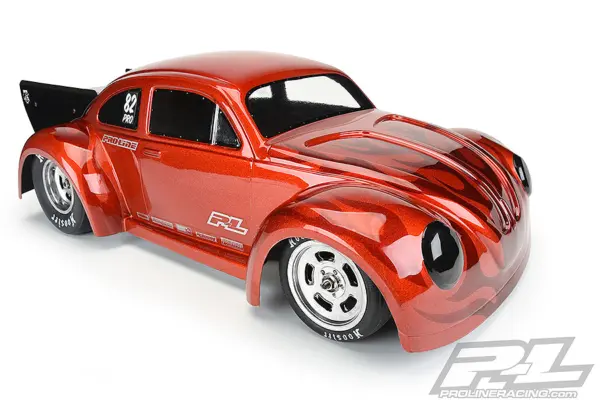 Proline Volkswagen Drag Bug 1/10 Clear Body for Drag