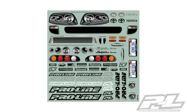 Proline 1995 Toyota Supra Clear Drag Body for 22s/Dr10