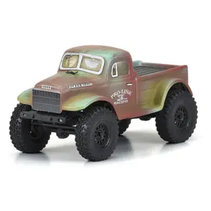 Proline 1946 Dodge Power Wagon Clear Body for Scx24 Jlu