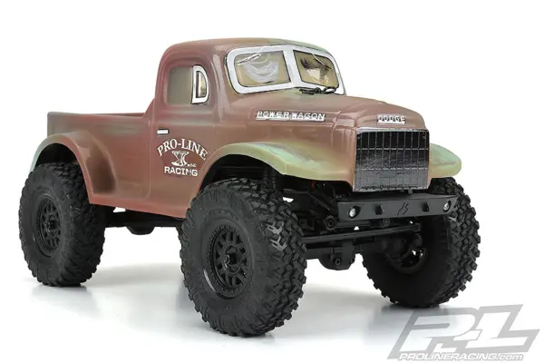 Proline 1946 Dodge Power Wagon Clear Body for Scx24 Jlu – view 5