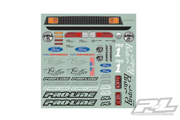 Proline 1972 Ford Pinto Clear Drag Body for 11.25" Drag Cars