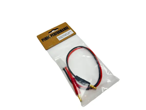 Charge Cable 30cm Pink Performance - Banana to Tamiya