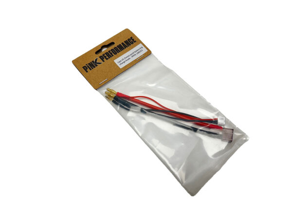 Cordon Charge-Equilibrage Pour Pack Lipo 2s (4mm) Pink Performance