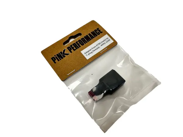 Adapter From Xt90 (Male) to T-Plug (Female) Pink Performance