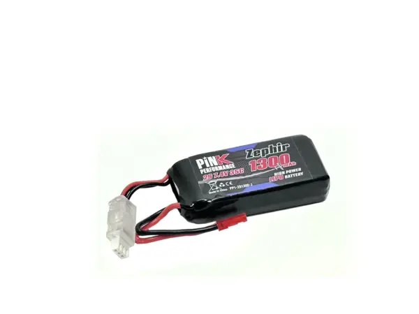 Pink Performance Zephir Lipo 2s 7.4v-1300-35c (Jst) 72x34x15mm 71g