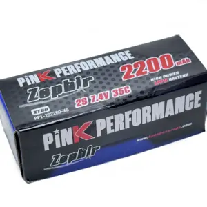 Pink Performance Zephir Lipo 2S 7.4V-2200-35C (XT60) 106x35x15mm 122g 122g