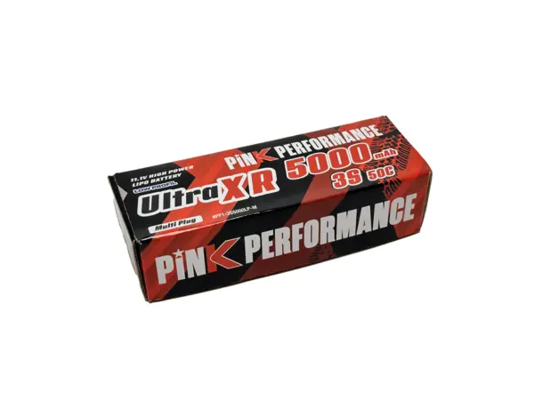 Pink Ultra Xr Lipo 3s 11.1v-5000-50c (Multi) Lp 139x45x25mm 340g Soft