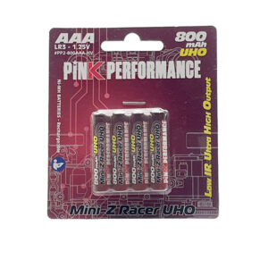 Pink Performance Batteries R3-Aaa Ni-Mh 800mah (4) Uho