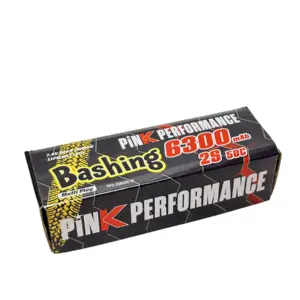 Pink Bashing Lipo 2s 7.4v-6300-50c (Multi) 139x47x25mm 325g