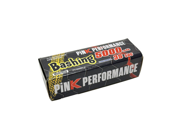 Pink Bashing Lipo 3s 11.1v-5000-50c (Multi) Lp 139x47x28mm 380g