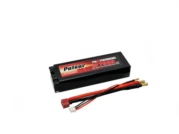 Pink Performance Pulsar Lipo 2s 7.6v-7900-130c (5mm) 139x47x26mm 318g