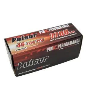 Pink Performance Pulsar Lipo 4S 15.2V-7700-130c (5mm) 139x47x48mm 600g
