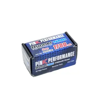 Pink Runner RX NIMH 6.0V-1700 (Dual JR-JST) 51x32x31mm 120g-HUMP