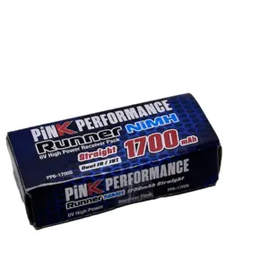 Pink Runner RX NIMH 6.0V-1700 (Dual JR-JST) 84x32x12mm 120g-STD