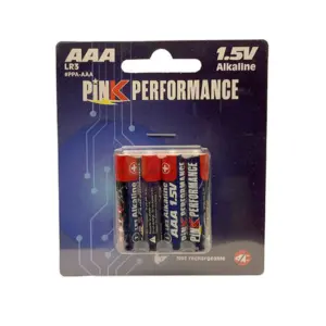Pink Performance Batches Alkaline AAA 1.5V R3 (4pcs)