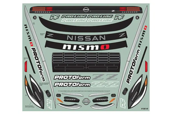 Proline 2023 Nissan Z Clear Body Arrma Vendetta/Infraction