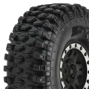 Proline Hyrax 1.9" Predator on Impulse BLK/Silv B/Lock Wheels
