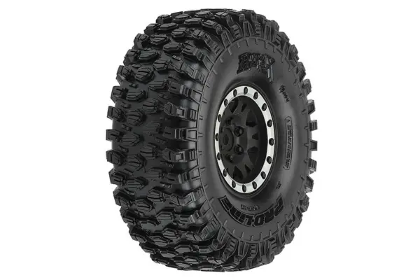 Proline Hyrax 1.9" Predator on Impulse BLK/Silv B/Lock Wheels