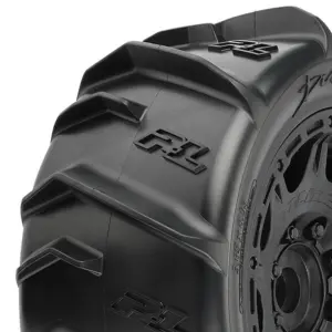 Proline Dumont Paddle Sand/Snow on 5.7" Raid Black Wheels