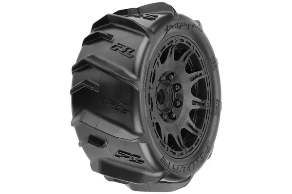 Proline Dumont Paddle Sand/Snow on 5.7" Raid Black Wheels