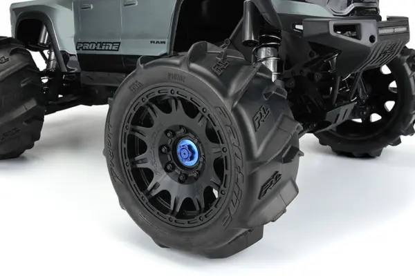 Proline Dumont Paddle Sand/Snow on 5.7" Raid Black Wheels