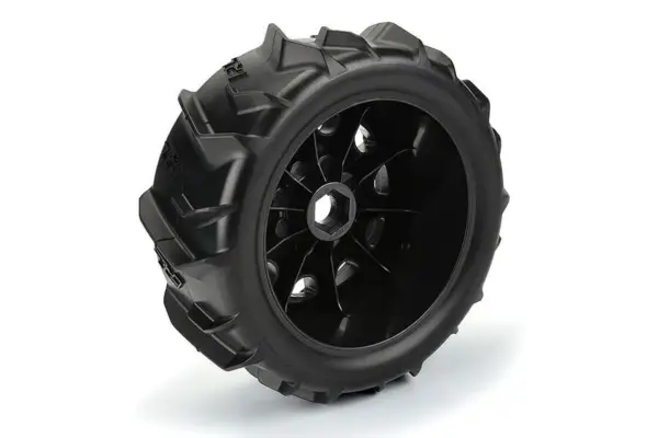 Proline Dumont Paddle Sand/Snow on 5.7" Raid Black Wheels
