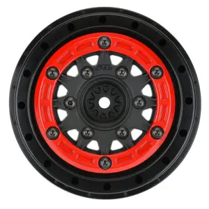 Proline Raid 2.2/3.0" Red/Black Bead-Loc 6x30 Hex Sc Wheels