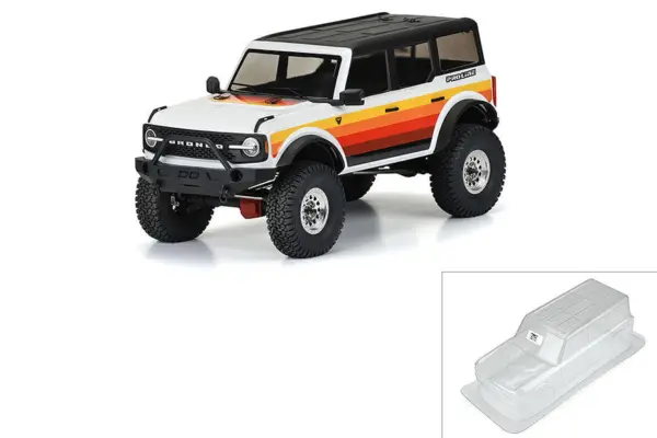 Proline 2021 Ford Bronco Clear Body Set + Acc (313mm)