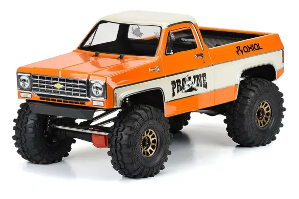 Proline 1978 Chevy K-10 Clear Body for Scx6 (Needs Ax Posts)