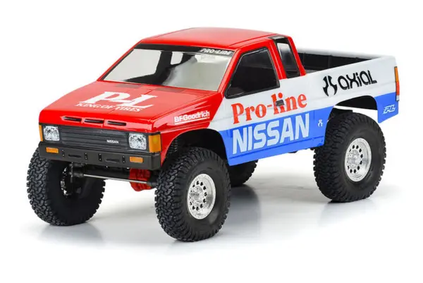 Proline 1/10 1987 Nissan Hardbody D21 Clear Body 12.3" (313mm) Wb Crawlers