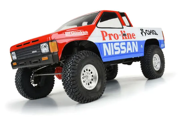 Proline 1/10 1987 Nissan Hardbody D21 Clear Body 12.3" (313mm) Wb Crawlers