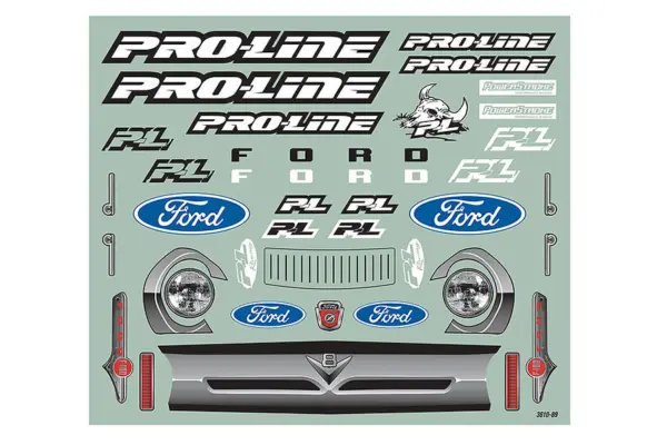 Pro-Line Precut 1956 Ford F100 Clear Shell for X-Maxx