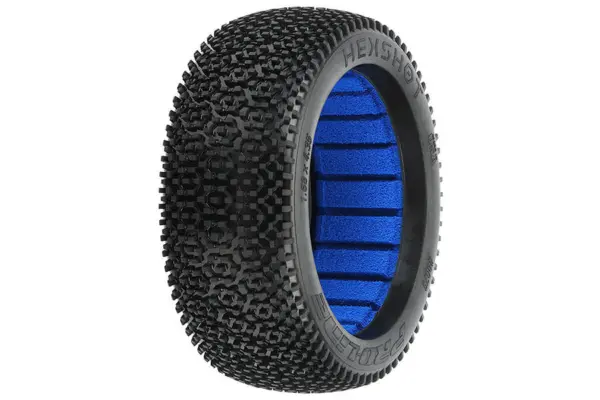 Proline 'Hex Shot' M3 Soft 1/8 Buggy Tyres W/Closed Cell