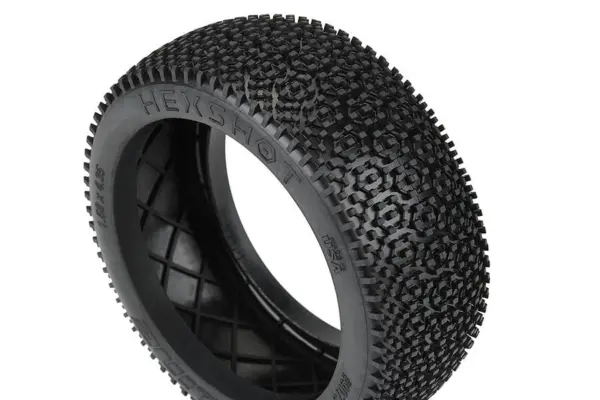 Proline 'Hex Shot' S4 Soft 1/8 Buggy Tyres W/Closed Cell – view 5