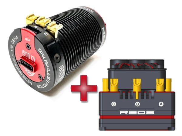 Combo Reds Z8 Pro Bluetooth - V8 Gen 5 1900kv 1:8