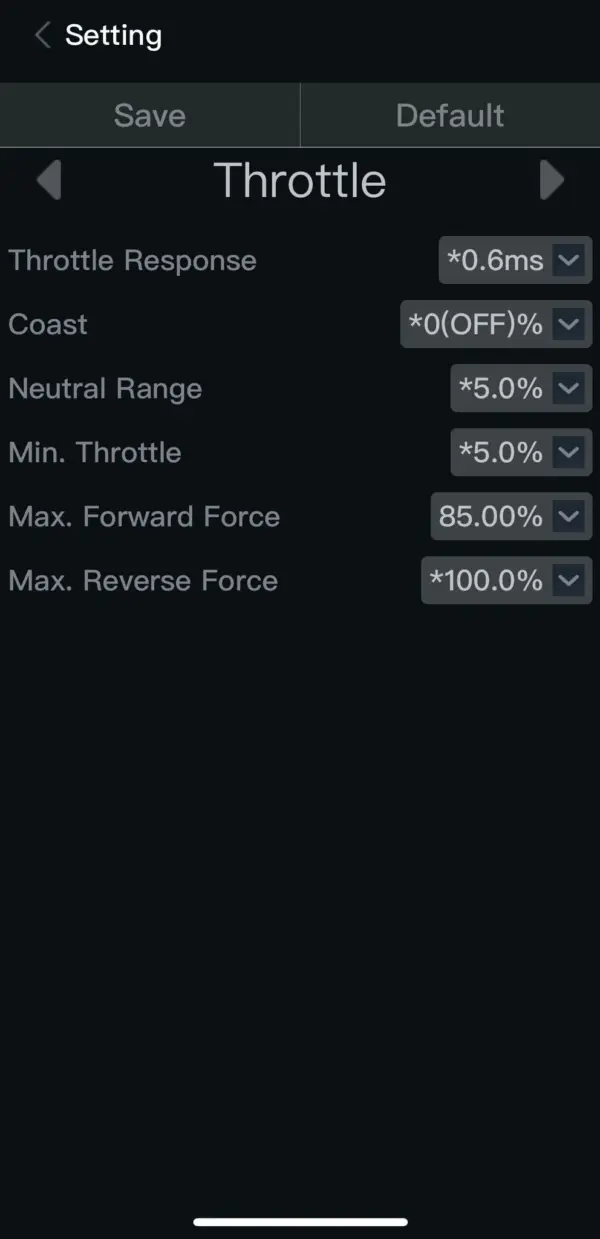 Reds ESC Z8 PRO 220A 1:8 GEN 3 Bluetooth