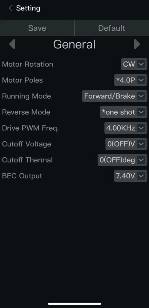 Reds ESC Z8 PRO 220A 1:8 GEN 3 Bluetooth