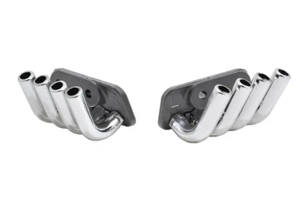RPM Zoomies Mock Exhaust Headers - Chrome – view 3
