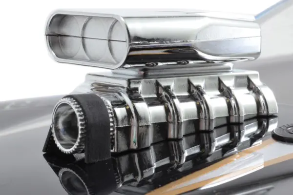 RPM Chrome Mock Intake & Blower Set – view 2