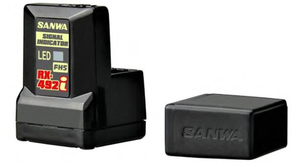 Recepteur Sanwa Rx492i 4 Voies Fh5 SXR Waterproof Antenne Intégrée
