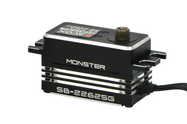 Savox Low Profile Brushless Hi-Torque Digi Servo 18kg/0.10s@6.0v - Black