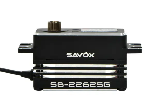 Savox Low Profile Brushless Hi-Torque Digi Servo 18kg/0.10s@6.0v - Black